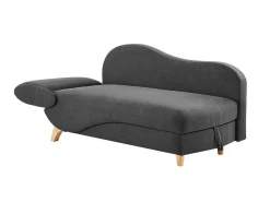 Slaapbank Van Antraciete Stof Met Opbergruimte - Hoek Rechts - Penelope-Vente-unique Outlet