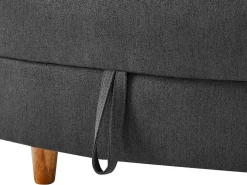Slaapbank Van Antraciete Stof Met Opbergruimte - Hoek Links - Penelope-Vente-unique Discount