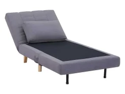 Slaapfauteuil Strevi - Stof - Grijs-Vente-unique New