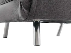 Slaapfauteuil Van Antracietgrijze Stof Uribia-Vente-unique Clearance