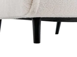 Slaapfauteuil Van Ivoorwitte Bouclestof Uribia-Vente-unique Online