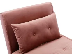Slaapfauteuil Van Poederroze Velours Uribia-Vente-unique Hot