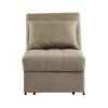 Slaapfauteuil Van Stof Lesna - Beige-Vente-unique Clearance