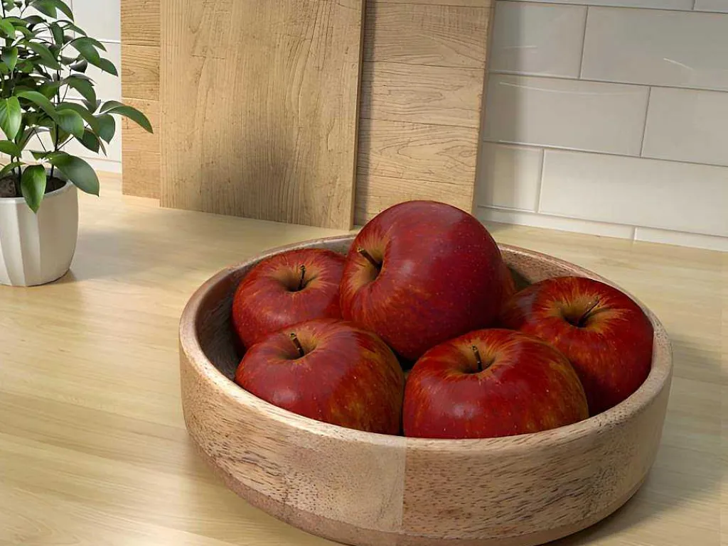 Slakom Van Mangohout - D26,5 X H6,5 Cm - Naturel - Valisa-OZAIA Clearance