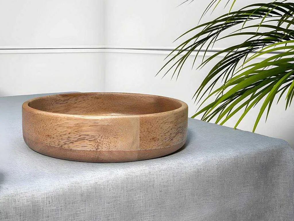 Slakom Van Mangohout - D26,5 X H6,5 Cm - Naturel - Valisa-OZAIA Clearance