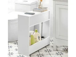 Bzr48-W Toiletrolhouder, Badkamer Toiletkast, Badkamermeubels, Houten Vloer Staande Badkamerkast-Sobuy Online