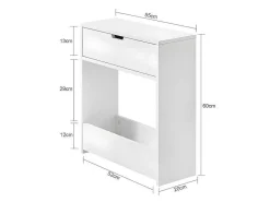 Bzr48-W Toiletrolhouder, Badkamer Toiletkast, Badkamermeubels, Houten Vloer Staande Badkamerkast-Sobuy Online