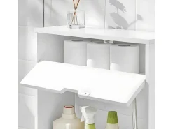 Bzr48-W Toiletrolhouder, Badkamer Toiletkast, Badkamermeubels, Houten Vloer Staande Badkamerkast-Sobuy Online