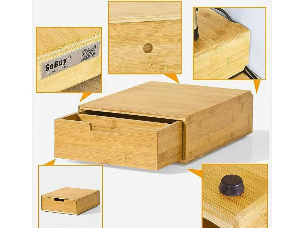 Frg83-N Capsulehouder Koffiecapsule Houder Bamboe Theezakjes Koffiezetapparaat Nespresso-Sobuy Clearance