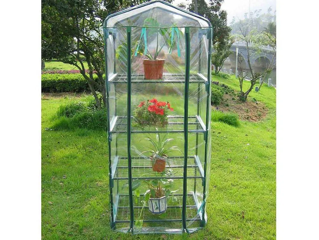 Soepele Mini-Tuin- Of Balkonserre Met Stalen Structuur Tigridia 0,35 M-EXPERTLAND Discount