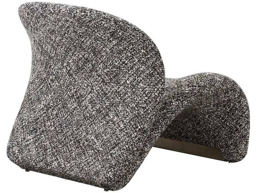 Sofia Fauteuil Donker Bruin Gemengd.-Vente-unique New