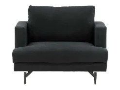 Sofia Fauteuil Zwart.-Vente-unique Hot