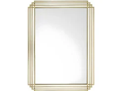 Spiegel In Art-Decostijl Samba - B80 X H110 Cm - Goudkleurig-OZAIA Online