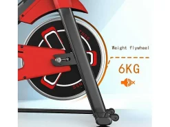 Spin Bike Met Verstelbare Zitting En Stuur, Hometrainer Met Verstelbare Weerstand En Lcd Display-Vente-unique
