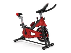 Spin Bike Met Verstelbare Zitting En Stuur, Hometrainer Met Verstelbare Weerstand En Lcd Display-Vente-unique