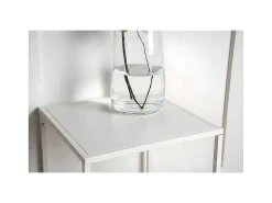 Staal Bijzettafel 38X37 Cm Wit.-Venture Home Online