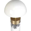 Staande Lamp Champignon Art-Decostijl Agaric - Ijzer - H54Cm - Wit, Goudkleurig En Zwart-OZAIA Online
