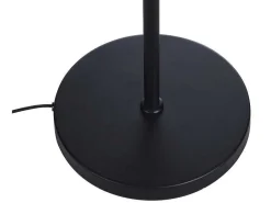 Staande Lamp Etnische Stijl Van Bamboe En Zwart Metaal - D 40 Cm X H 157,5 Cm - Parana-OZAIA New