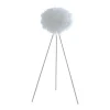 Staande Lamp Met Driepoot En Veren Nuage - 54 X 54 X 150 Cm - Wit-OZAIA