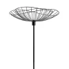 Staande Lamp Met Rechte Kabelbuis - Metaal - H 160 Cm - Zwart - Mania-OZAIA Clearance