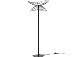 Staande Lamp Met Rechte Kabelbuis - Metaal - H 160 Cm - Zwart - Mania-OZAIA Clearance
