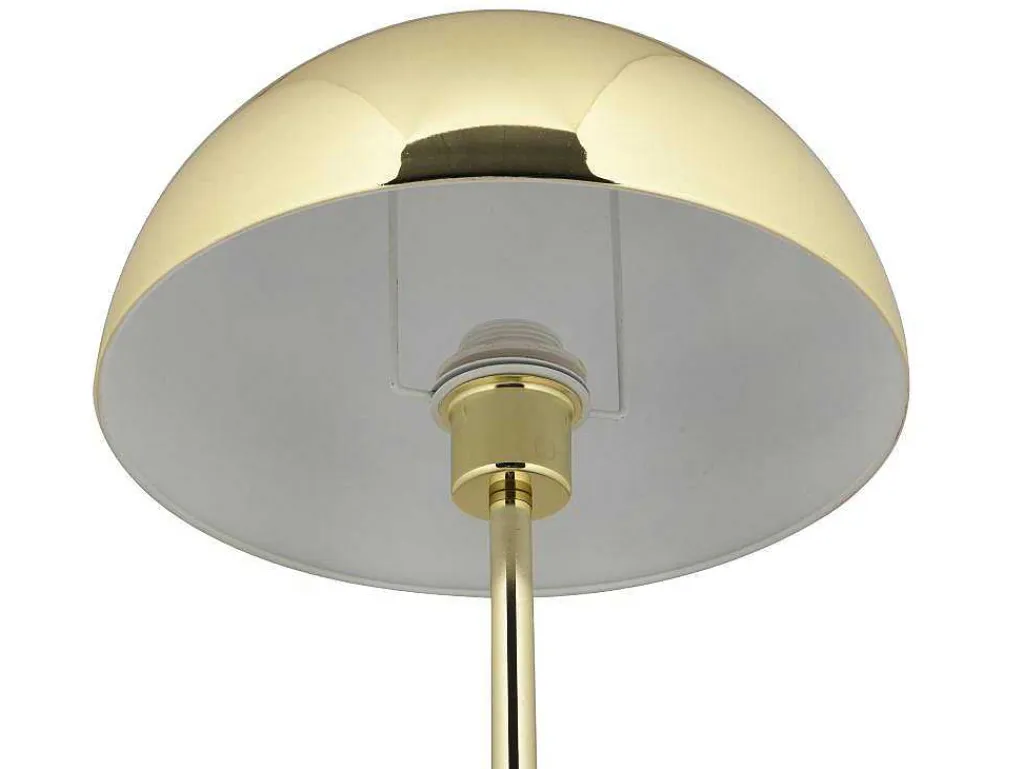 Staande Lamp Met Vintage Messingeffect - D 30 Cm X H 149 Cm - Goudkleurig - Ontario-OZAIA New