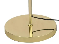 Staande Lamp Met Vintage Messingeffect - D 30 Cm X H 149 Cm - Goudkleurig - Ontario-OZAIA New