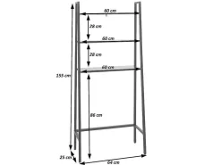 Staande Plank Mcw-K82, Bruin-Vente-unique Best