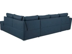 Stan Slaapbank, Hoek Rechts Met Chaise Longue Links, In Blauw.-Vente-unique Discount