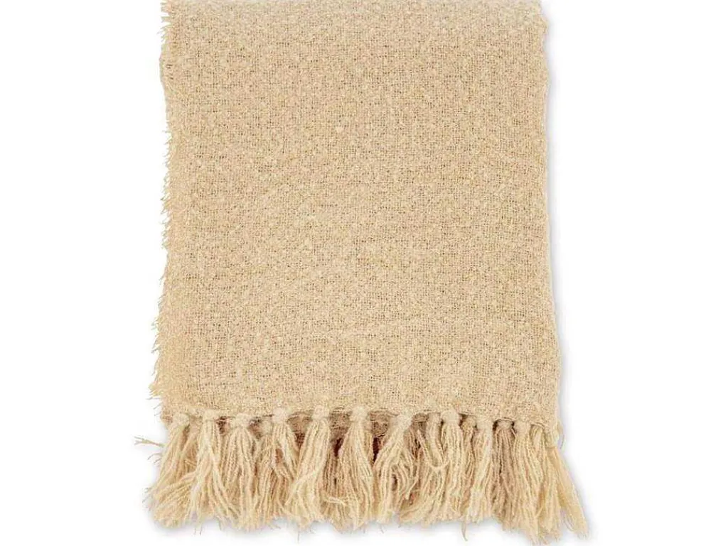 Stanly Plaid 170X130Cm Beige.-Venture Home Hot
