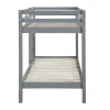 Stapelbed Anicet Ii - 2 X 90X 190 Cm - Massief Grenen - Grijs-Vente-unique Clearance