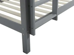 Stapelbed Anicet Ii - 2 X 90X 190 Cm - Massief Grenen - Grijs-Vente-unique Clearance