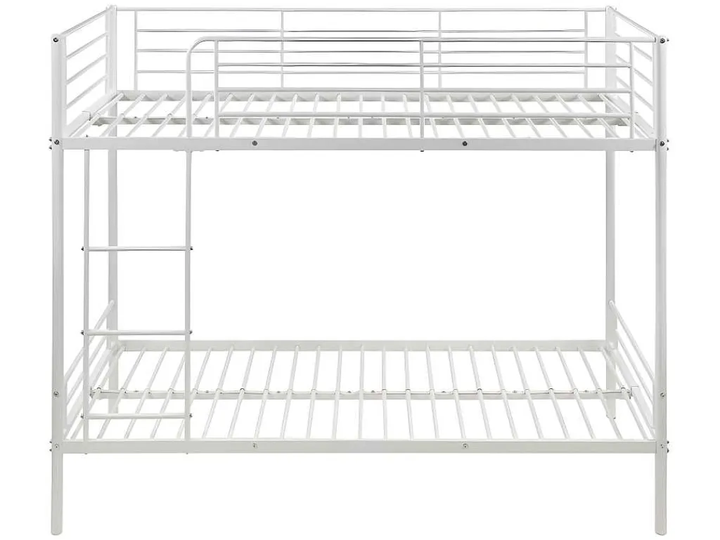 Stapelbed Duotis Ii - 2 X 90 X 190 Cm - Wit + Matras-Vente-unique Outlet