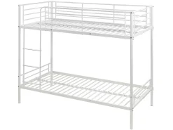 Stapelbed Duotis Ii - 2 X 90 X 190 Cm - Wit + Matras-Vente-unique Outlet