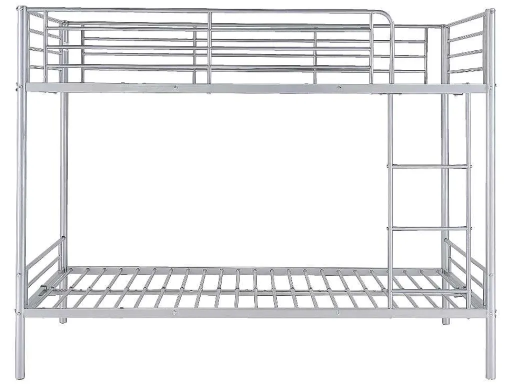 Stapelbed Duotis Ii - 2 X 90 X 190 Cm - Zilver-Vente-unique Hot