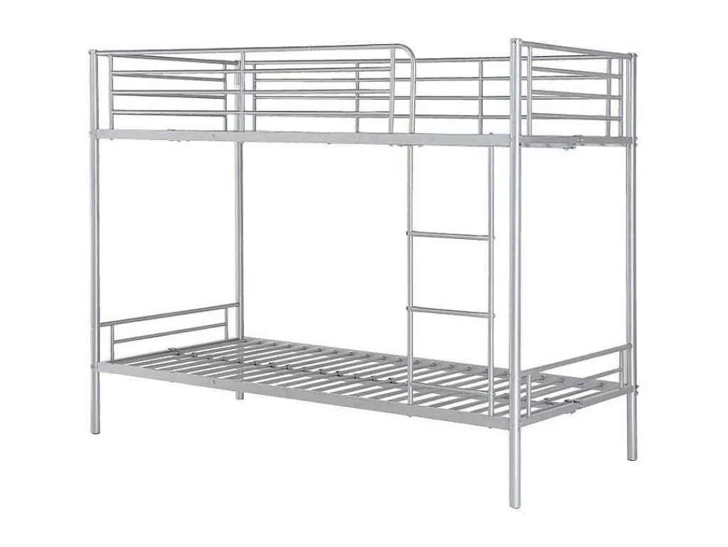 Stapelbed Duotis Ii - 2 X 90 X 190 Cm - Zilver-Vente-unique Hot
