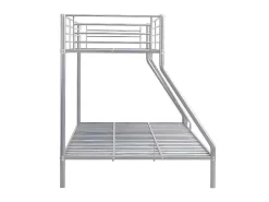 Stapelbed Elevatio Iii - 90/140 X 190 Cm - Metaal - Zilver-Vente-unique Clearance