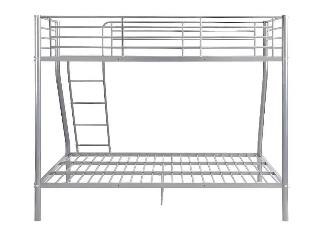 Stapelbed Elevatio Iii - 90/140 X 190 Cm - Metaal - Zilver-Vente-unique Clearance