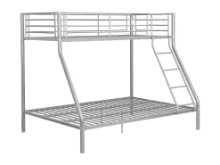 Stapelbed Elevatio Iii - 90/140 X 190 Cm - Metaal - Zilver-Vente-unique Clearance