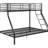 Stapelbed Elevatio Iv - 90 En 140 X 190 Cm - Staal - Zwart-Vente-unique Best