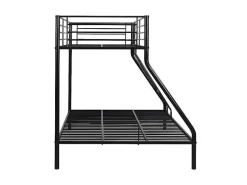 Stapelbed Elevatio Iv - 90 En 140 X 190 Cm - Staal - Zwart-Vente-unique Best