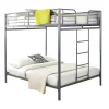 Stapelbed Gemini Ii - 2X140X190Cm - Zilver-Vente-unique Sale