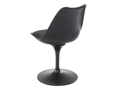 Stoel In Polypropeen, Kunstleer En Metaal - Zwart - Xafy-Vente-unique Sale