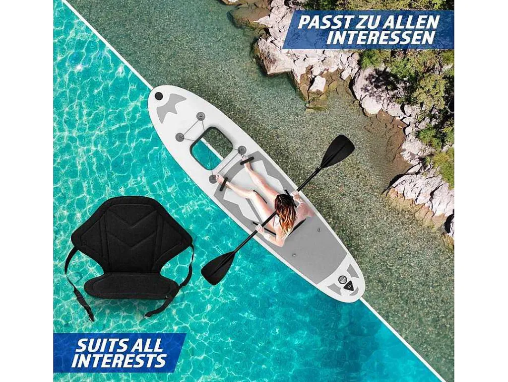 Sup Board Anubis 320 Cm - Zilver - Incl. Accessoires-Vente-unique Best