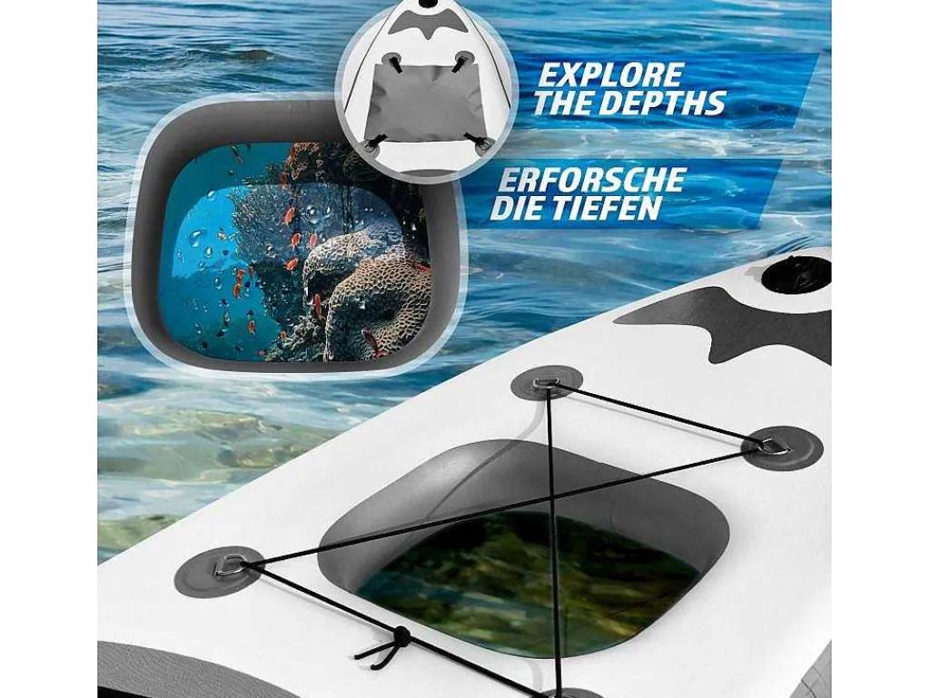 Sup Board Anubis 305 Cm - Zilver - Incl. Accessoires-Vente-unique Discount
