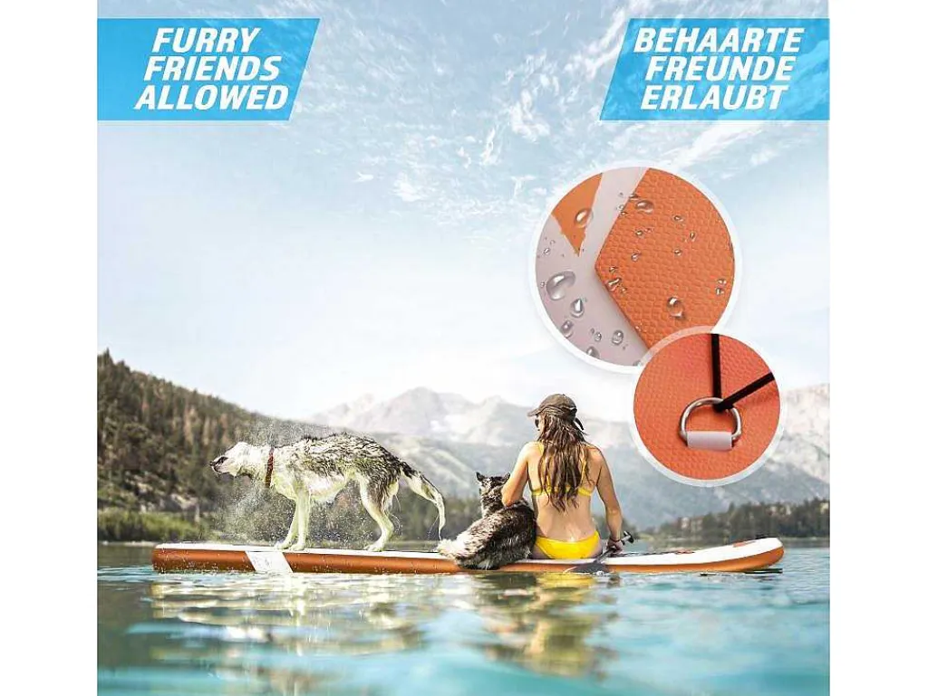 Sup Board Bastet 366 Cm - Rose Goud - Incl. Accessoires-Vente-unique Hot