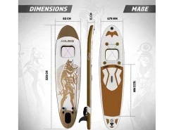 Sup Board Gold Ra 320 Cm - Goud - Incl. Accessoires-Vente-unique