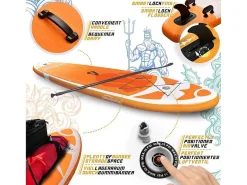 Sup Board Kraken 305 Cm - Oranje - Incl. Accessoires-Vente-unique