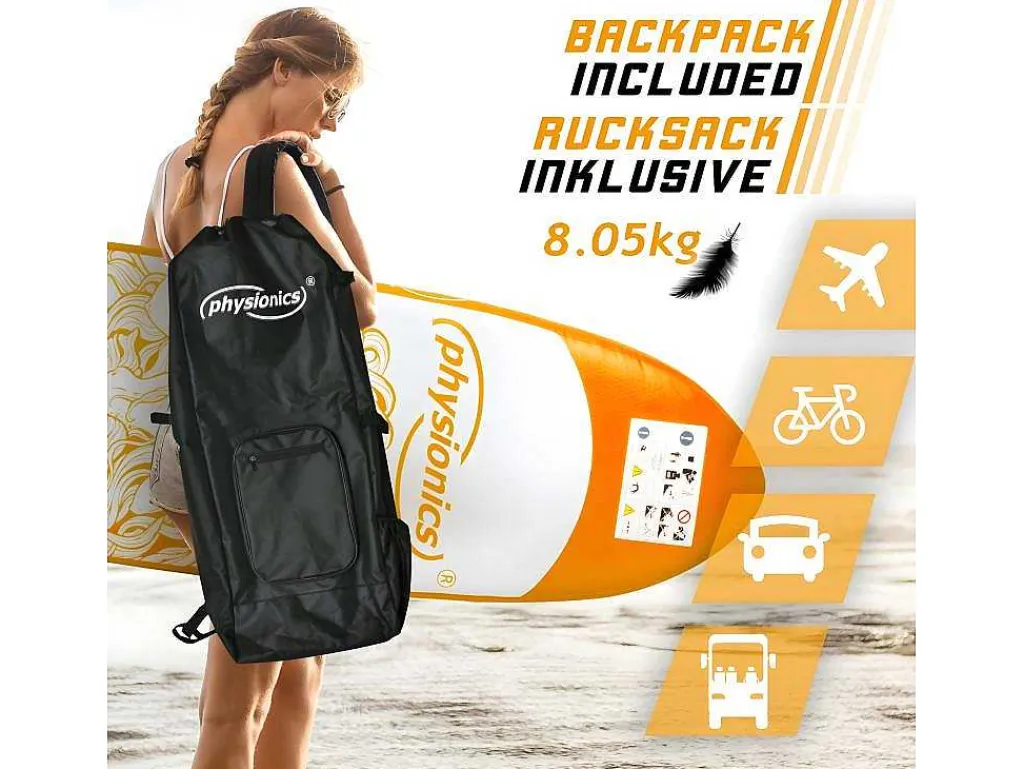 Sup Board Kraken 320 Cm - Oranje - Incl. Accessoires-Vente-unique Sale