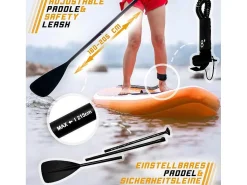 Sup Board Kraken 320 Cm - Oranje - Incl. Accessoires-Vente-unique Sale